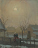 L'hiver au village - Jozef Teodor Mousson — Ansicht des Kunstwerks