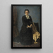 Dame de chambre Caroline Amalie Meldahl née Røder - Jørgen Roed — gerahmtes Bild an der Wand