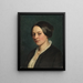 Portrait von Frau Gad geborene Tvermoes - Jørgen Roed — gerahmtes Bild an der Wand