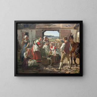 Jrgen Roed - Sjllandske hstpiger ved en brnd.webp