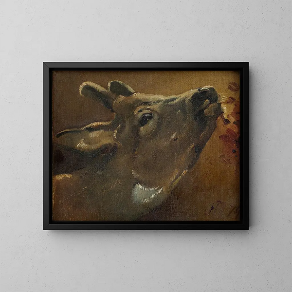 Studie eines Hirsches - Jørgen Roed — gerahmtes Bild an der Wand
