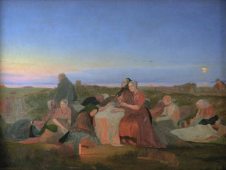 Jrgen Sonne - Midsummers Eve Sick People Asleep upon the Grave of St Helena at Tisvilde.webp
