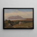 Mont Circé vu du district de Terracina - Jørgen Sonne — gerahmtes Bild an der Wand