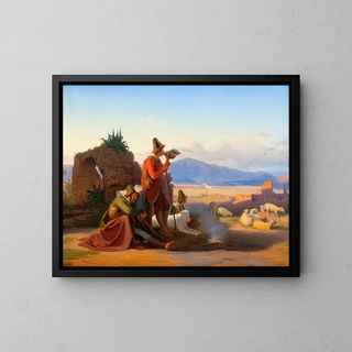 Jrgen Sonne - Shepherds in the Roman Campagna.webp