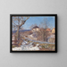 Zwei Grad unter Null Februar - Jørgen Sørensen — gerahmtes Bild an der Wand