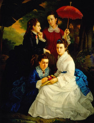 Juan Cordero - Portrait of the Daughters of Manuel Cordero.webp
