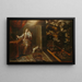 Die Bekehrung der heiligen Maria Magdalena - Juan Correa — gerahmtes Bild an der Wand