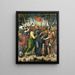 L'arrestation du Christ - Juan Correa de Vivar — gerahmtes Bild an der Wand