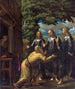 Abraham und die drei Engel - Juan Fernández de Navarrete — Ansicht des Kunstwerks