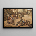 Am Markt - Juan García — gerahmtes Bild an der Wand