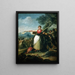 Augustine d'Aragon - Juan Gálvez — gerahmtes Bild an der Wand