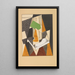 Au soleil du plafond - Juan Gris — gerahmtes Bild an der Wand