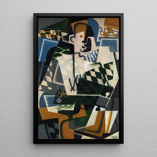 Juan Gris - Harlequin with a Guitar.webp