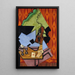 Violon und Spielkarten auf einem Tisch - Juan Gris — Ansicht des Kunstwerks