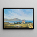 Ansicht von El Abra Bilbao vom Algorta - Juan de Barroeta — gerahmtes Bild an der Wand