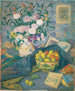 Vase mit Bananen, Zitronen und Büchern - Juan de Echevarría — Ansicht des Kunstwerks