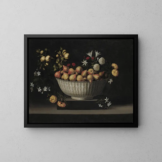 Juan de Zurbarn - Flowers and Fruit in a China Bowl.webp