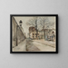 Gefängnis Sainte-Plagie, rue de la Clef im Jahr 1895, 5. Arrondissement - Jules-Adolphe Chauvet — gerahmtes Bild an der Wand