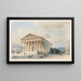 Vue de la Madeleine Paris - Jules-Frédéric Bouchet — gerahmtes Bild an der Wand