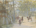 Landschaft mit Reitern im Wald - Jules Baron Finot — Ansicht des Kunstwerks