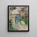 Der Gland und der Kürbis - Jules Bastien-Lepage — gerahmtes Bild an der Wand