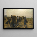 Die Ernte - Jules Breton — gerahmtes Bild an der Wand