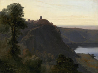 Ansicht des Nemi-Sees - Jules Coignet — Ansicht des Kunstwerks