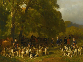 Abfahrt zur Jagd - Jules Didier — Ansicht des Kunstwerks