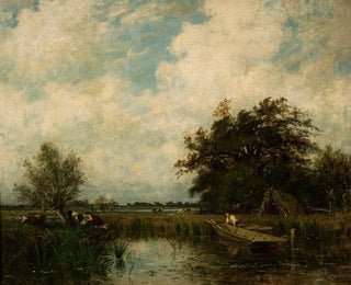 Landschaft mit einem Teich - Jules Dupré — Ansicht des Kunstwerks