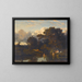 Les Baigneuses - Jules Dupré — gerahmtes Bild an der Wand