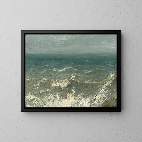 Vollmeer - Jules Dupré — gerahmtes Bild an der Wand