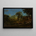 Ansicht der Weiden des Limousin, Frankreich - Jules Dupré — gerahmtes Bild an der Wand