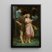 Daphnis und Chloé - Jules Élie Delaunay — gerahmtes Bild an der Wand