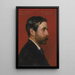 Portrait de Monsieur Vinchon - Jules Élie Delaunay — gerahmtes Bild an der Wand