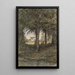 Landschaftsbild - Jules Goethals — gerahmtes Bild an der Wand