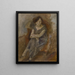 Gaby - Jules Pascin — gerahmtes Bild an der Wand