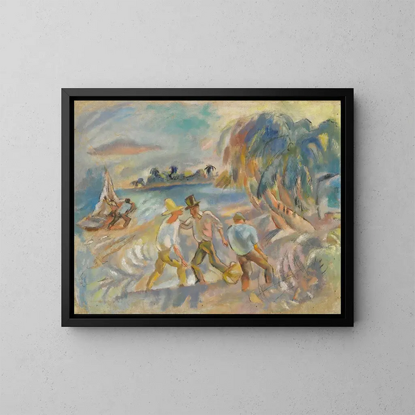 Les brigands - Jules Pascin — gerahmtes Bild an der Wand