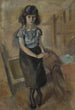 Portrait einer stehenden Frau - Jules Pascin — Ansicht des Kunstwerks