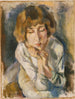 Portrait d'Hermine David - Jules Pascin — Ansicht des Kunstwerks