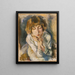 Portrait d'Hermine David - Jules Pascin — gerahmtes Bild an der Wand