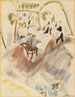 Zwei Männer beim Abendessen - Jules Pascin — Ansicht des Kunstwerks