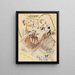 Zwei Männer beim Abendessen - Jules Pascin — gerahmtes Bild an der Wand