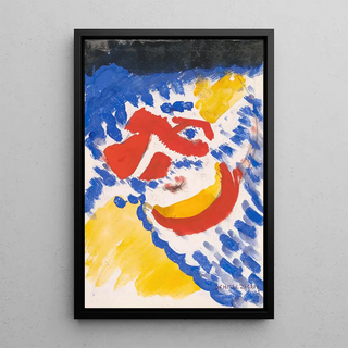 Jules Schmalzigaug - Blue Red and Yellow Figures.webp