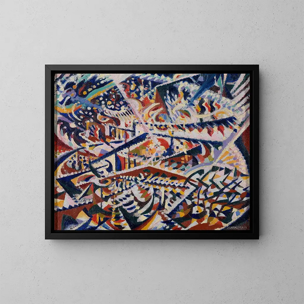 Jules Schmalzigaug — gerahmtes Bild an der Wand