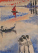Segelboot rot und Gondel - Jules Schmalzigaug — Ansicht des Kunstwerks