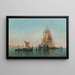 Venedig Handelsschiffe in der Lagune - Jules Vernier — gerahmtes Bild an der Wand