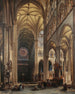Innenansicht der Kathedrale von Amiens - Jules Victor Genisson — Ansicht des Kunstwerks