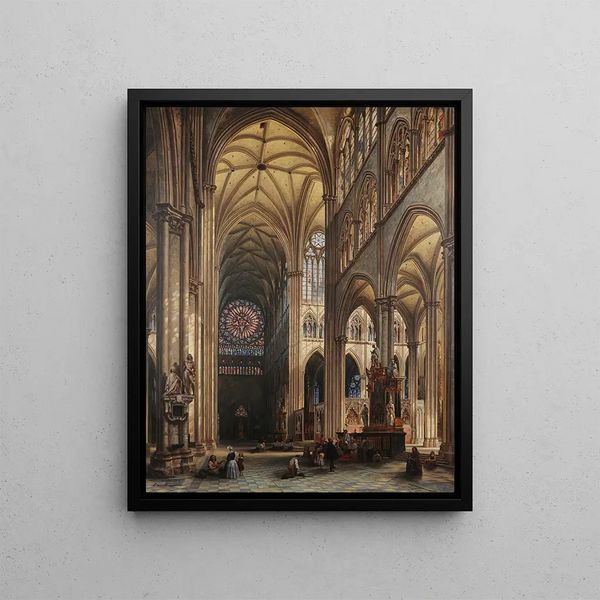 Jules Victor Gnisson - Interior of the Cathedral of Amiens.webp
