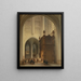 Innenansicht der Kirche Saint-Pierre in Löwen - Jules Victor Genisson — gerahmtes Bild an der Wand
