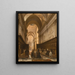Chœur parisien de la basilique Sainte-Geneviève-Panthéon sous le Second Empire - Jules Victor Genisson — gerahmtes Bild an der Wand